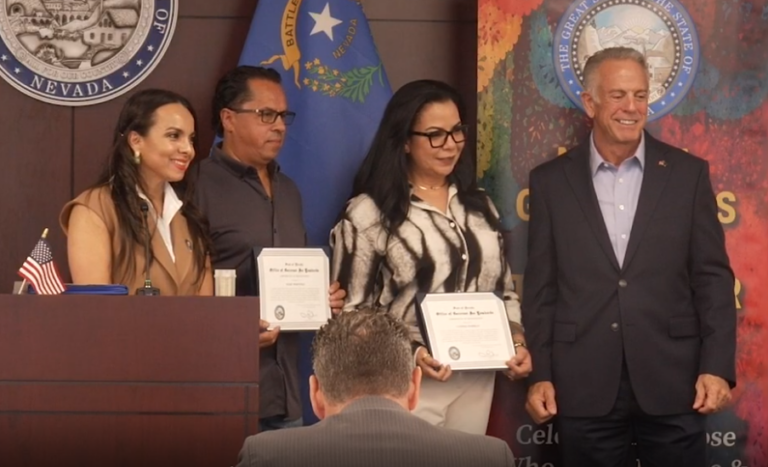 Hispanos triunfan en Las Vegas y son reconocidos por el gobernador Joe Lombardo con doce galardones