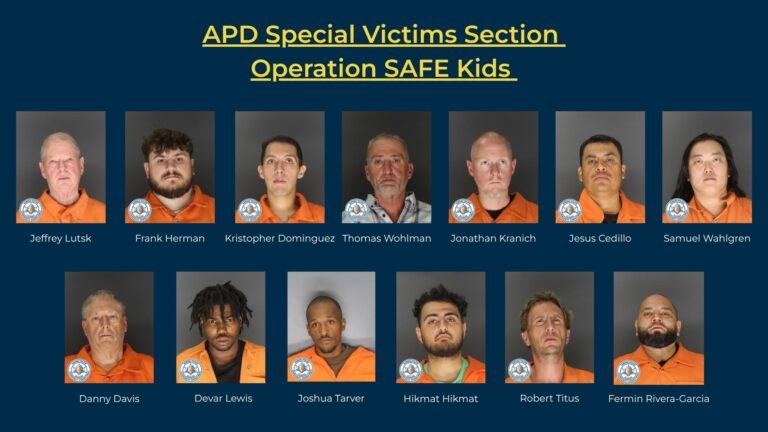 Operativo encubierto en Aurora termina con 13 arrestos por presuntos delitos sexuales contra menores
