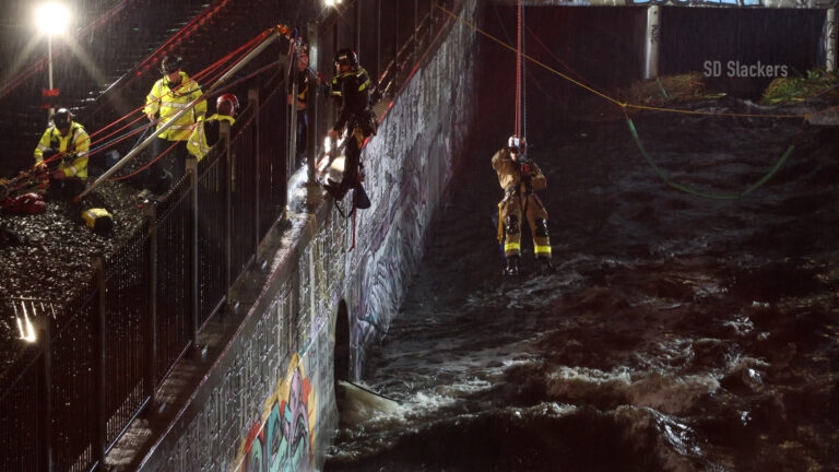 Residentes de San Diego enfrentan con cautela el paso de la tormenta Rachel