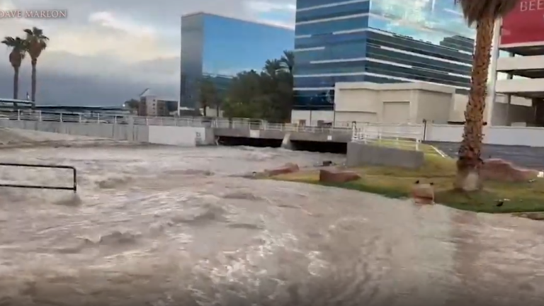 Inundaciones devastadoras en Las Vegas provocadas por la tormenta Rachel