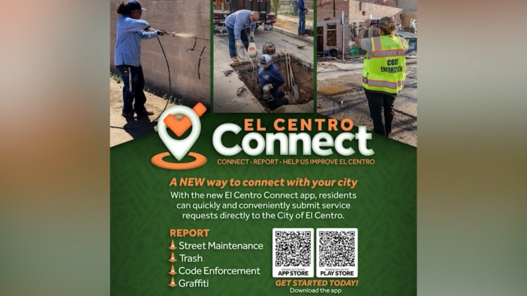 El Centro lanza aplicación para reportar problemas directamente al gobierno municipal