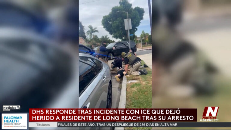 DHS responde tras incidente con hombre herido durante operativo de ICE en Long Beach