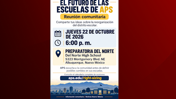 Detalles sobre la próxima reunión comunitaria de APS