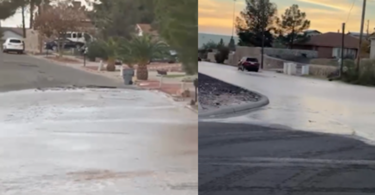 Restablecen servicio de agua tras ruptura de tubería que afectó a 15 clientes en El Paso