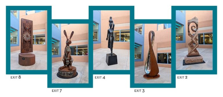 Instalación de Nuevas Esculturas en Sunport